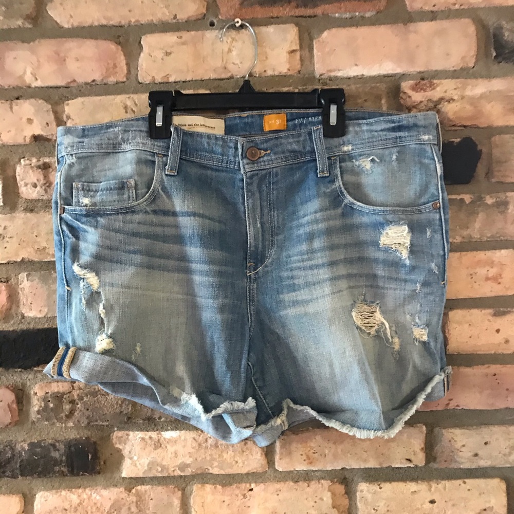 31 Pilcro and the letterpress jean shorts.